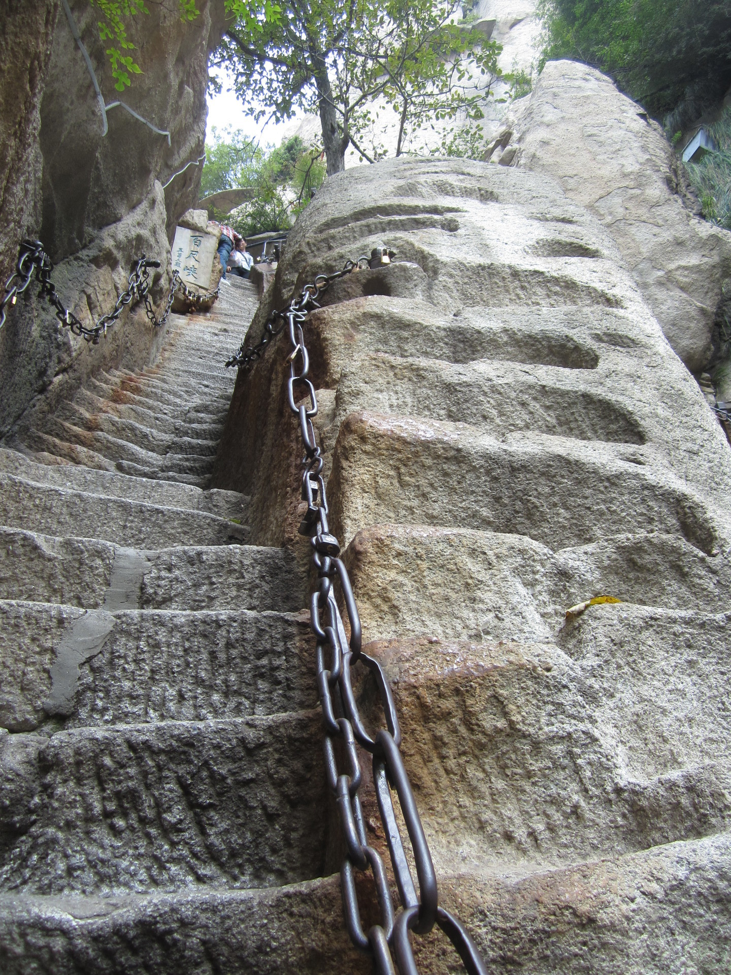 Steile Treppen