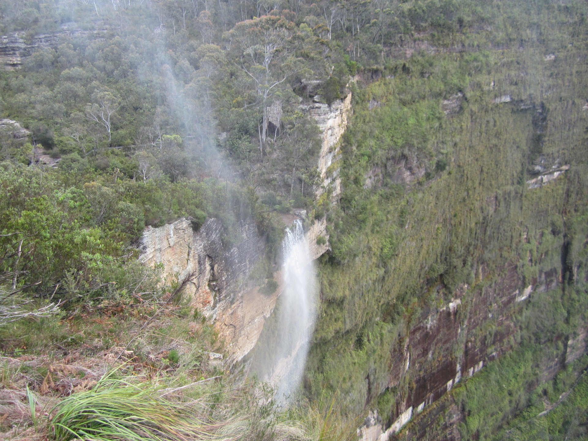 Wasserfall von der Seite