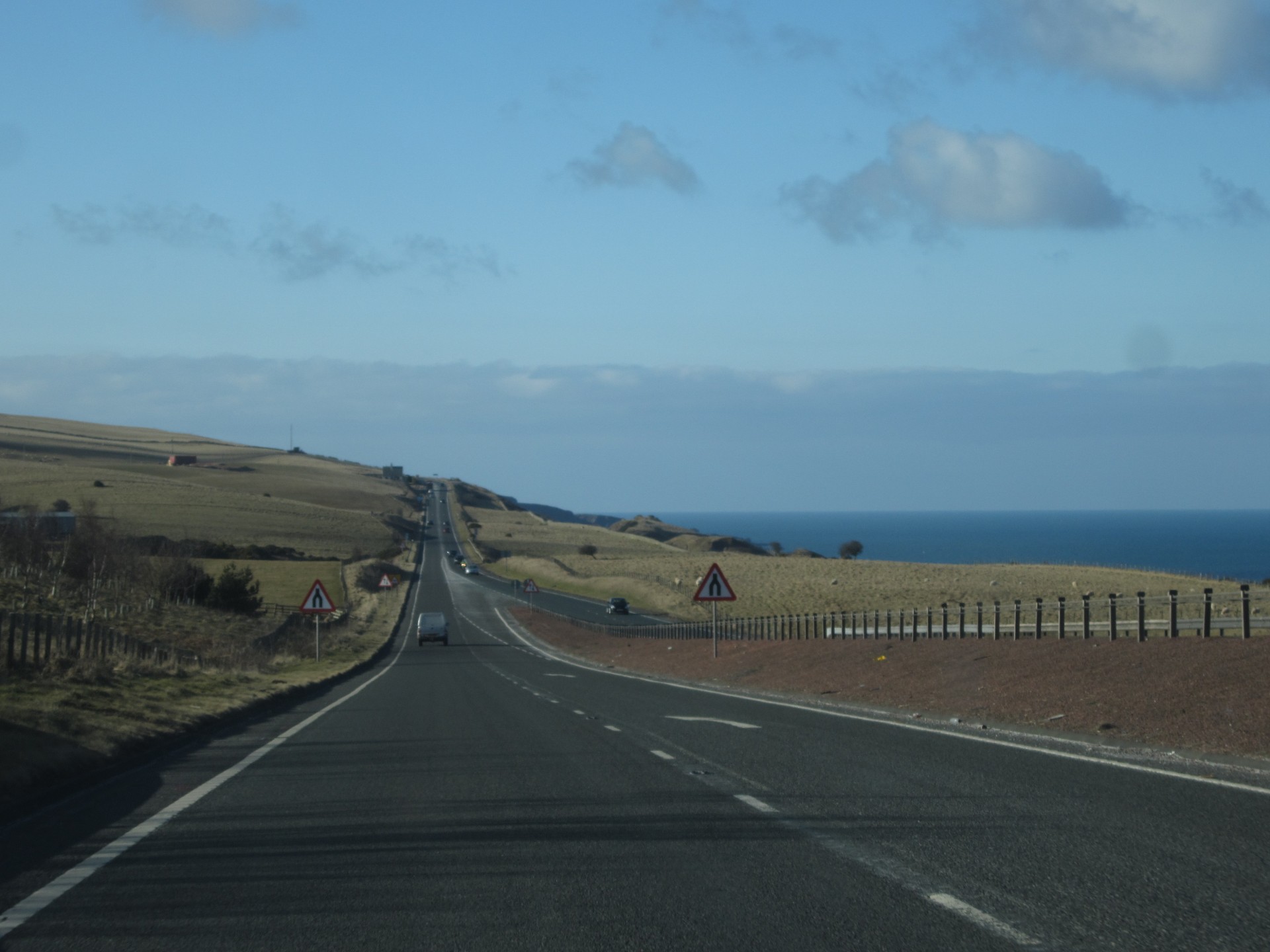 A1 Highway Richtung Edinburgh