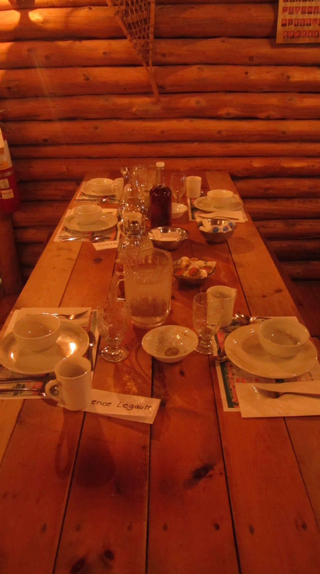 Ein gedeckter Tisch