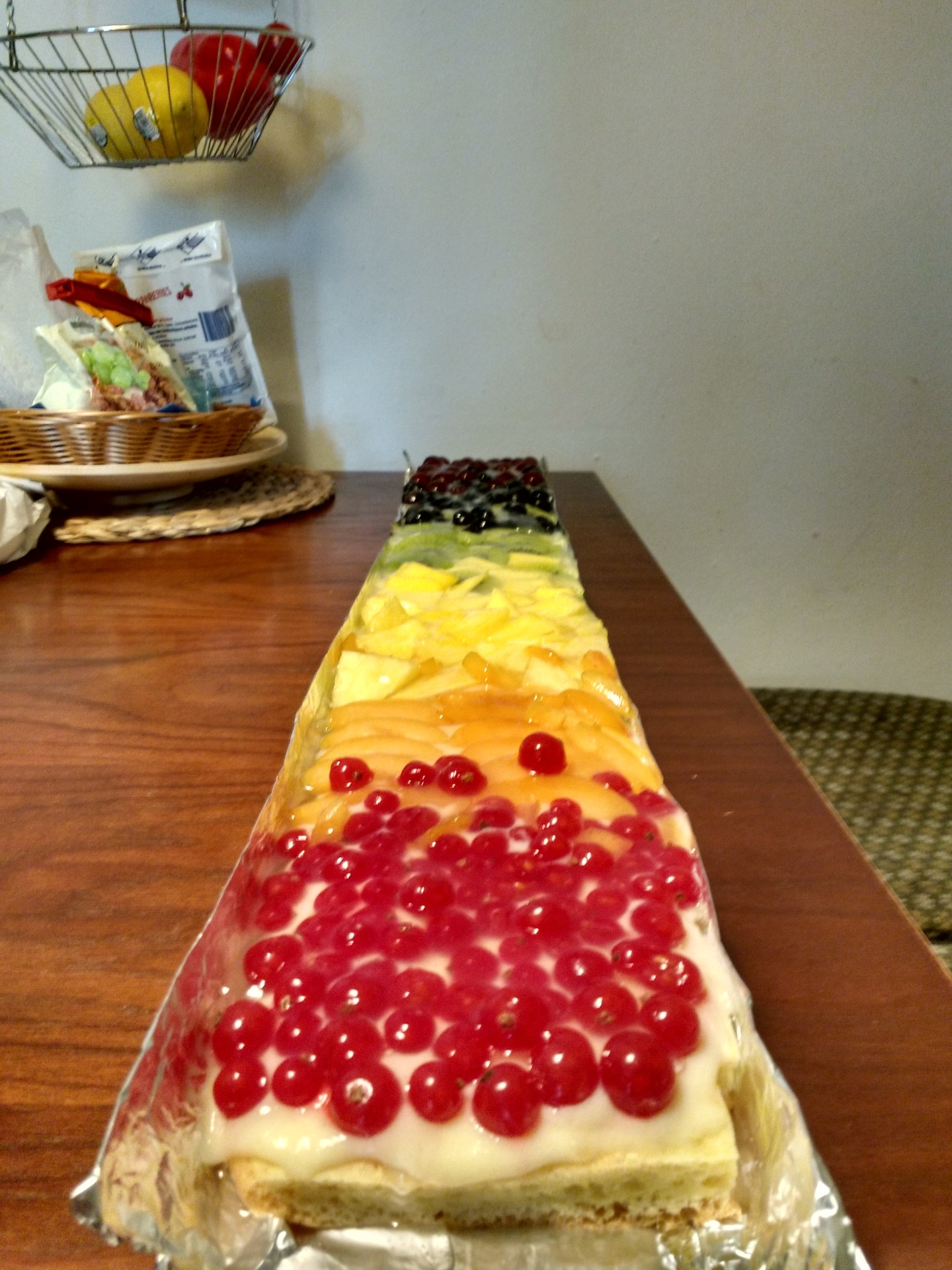 Regenbogenkuchen